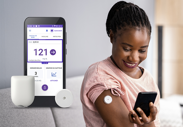 Boucle semi-fermée OMNIPOD 5 remboursé avec Freestyle Libre 2 plus