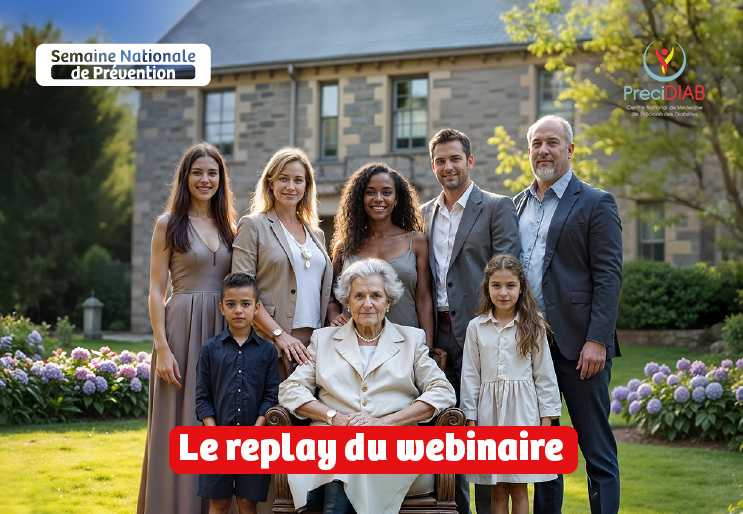 Replay webinaire PreciDIAB et FFD : diabete et heredite