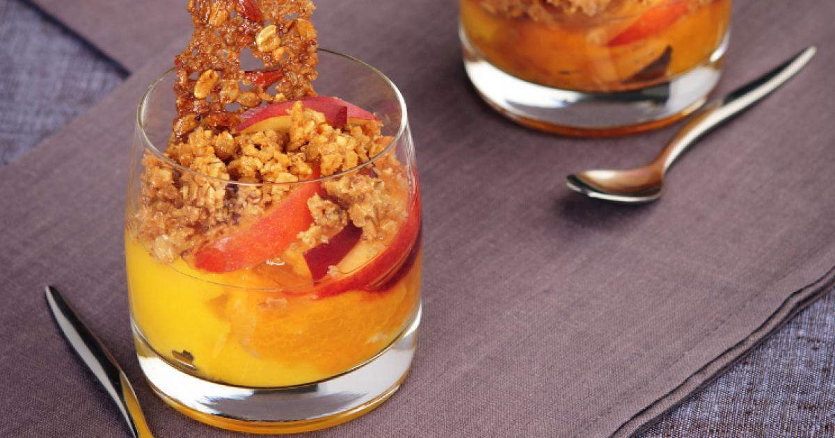 Crumble Pomme Mangue A La Vanille Federation Francaise Des